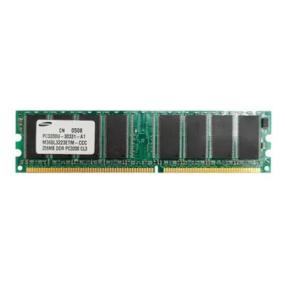 Samsung M368L3223ETM-CCC | 256MB DDR-400MHz PC3200 Non-ECC Unbuffered UDIMM CL3 1Rx8 2.5V 184-Pin Memory Module
