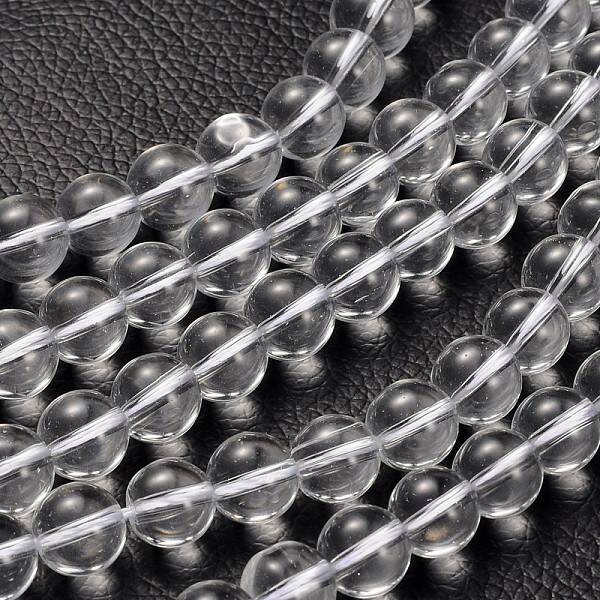 Natural Grade AB Quartz Crystal Beads Strands