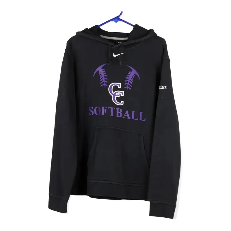CC Softball Nike Hoodie - Medium Black Cotton Blend