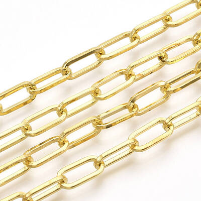 Unwelded Iron Paperclip Chains