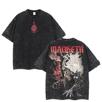 Retro Limited Vintage Maliketh, The Black Blade Elden Ring Collection Game Oversized Washed Tee Game Acid Washed Lightweight ...