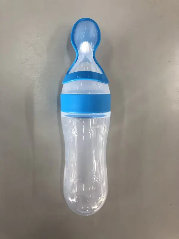 Baby Spoon Bottle Feeder | Color: Navy blue