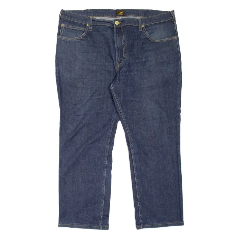 LEE Brooklyn Mens Jeans Blue Regular Straight W42 L27