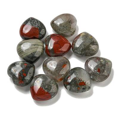 Natural African Bloodstone Beads
