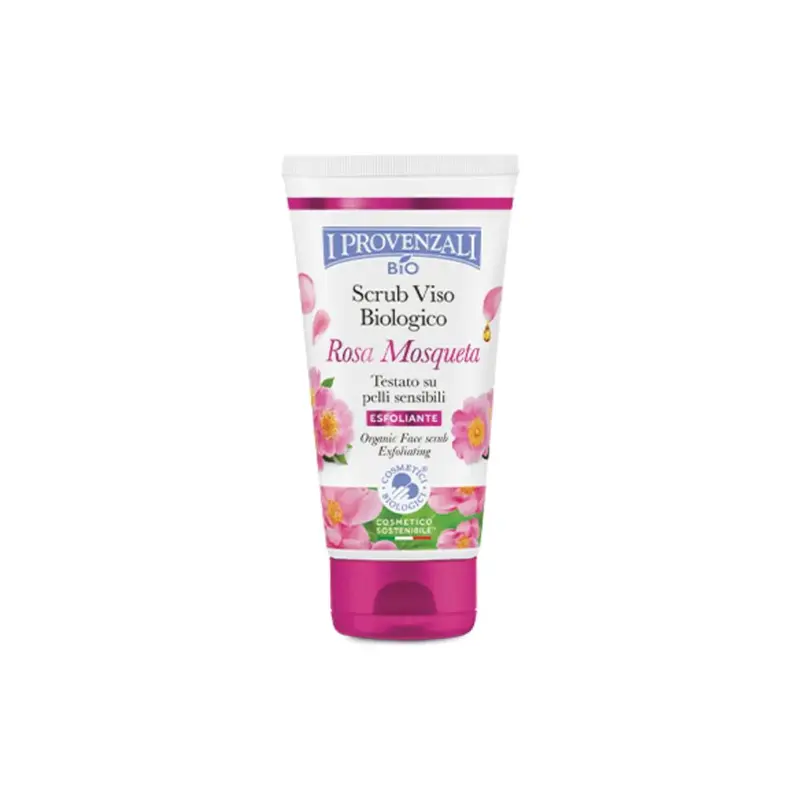 I provenzali Rosa Mosqueta Organic Exfoliating Face Scrub 75 ml