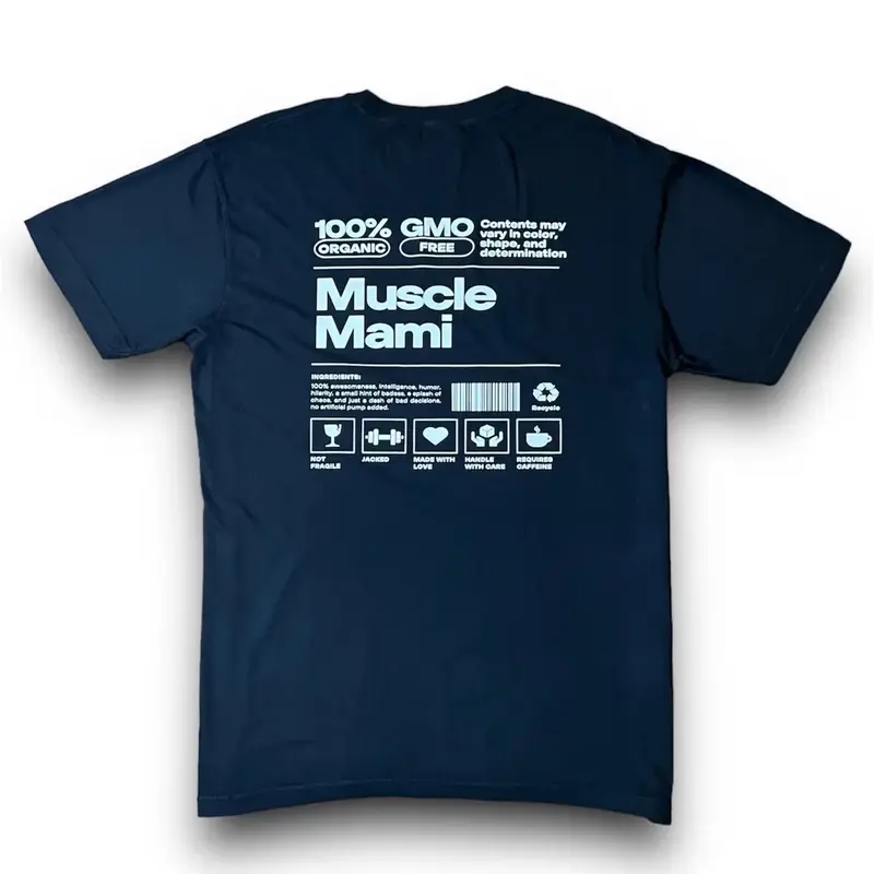 Muscle Mami Unisex T-Shirt Cotton Womenswear