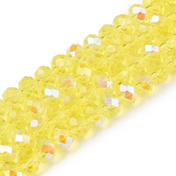 Electroplate Glass Beads Strands