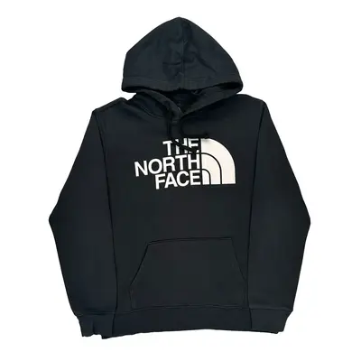 The North Face Graphic Hoodie - Medium Black Cotton Blend
