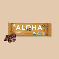 ALOHA Chocolate Espresso Protein Bars - 12 Bars - Certified USDA Organic - 100% Plant-Based - 14g Of Protein - 85mg of Caffei...