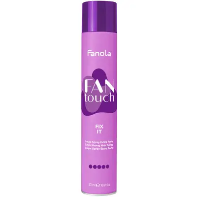 Fanola FanTouch Extra Strong Spray - very strong fixing spray for hair, 500ml