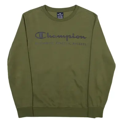 CHAMPION Boys Sweatshirt Green XL