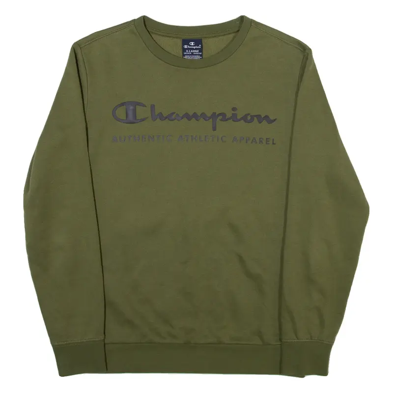 CHAMPION Boys Sweatshirt Green XL