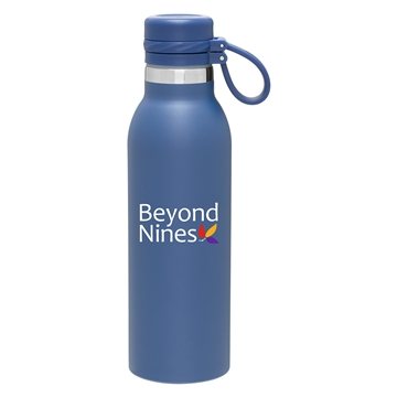 24 Customized 20 oz H2go Relay - Powder - Matte Navy - Vacuum ...