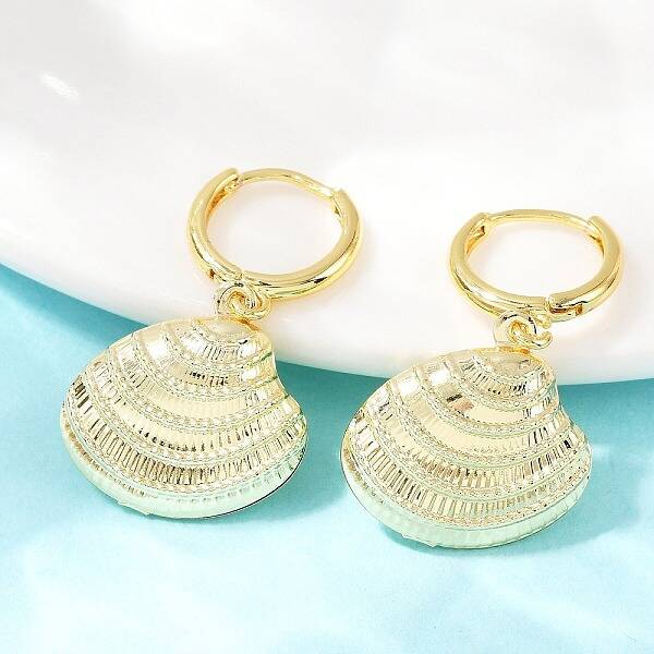 Brass Hoop Earrings