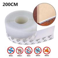 Self-adhesive Windproof Waterproof Door & Window Sealing Strip, 1 Roll Door Seam Bottom Sealing Strip Tape, Household Supplie...