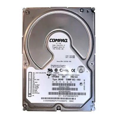 59H6606 IBM 9.1GB Ultra WIDE SCSI 7200 3.5-inch 1MB Hard Drive