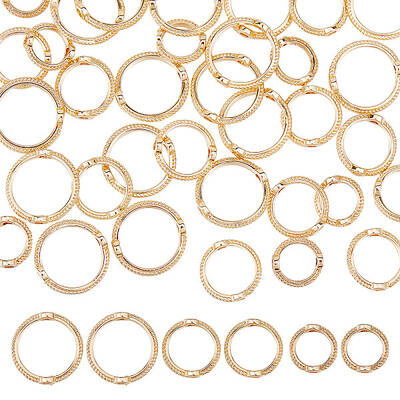 60Pcs 3 Style Brass Bead Frames