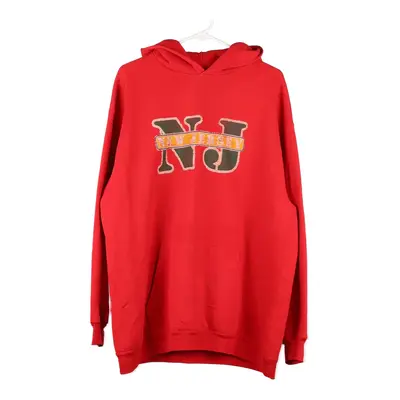 New Jersey Mlb Hoodie - Large Red Cotton