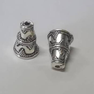 Tibetan Style Alloy Bead Cone