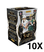 BREAK - 10X 2024 Panini Select Football Blasters Pick Your Team