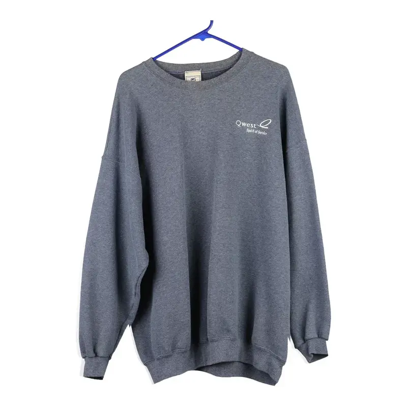 Qwest Lee Sweatshirt - 2XL Grey Cotton Blend