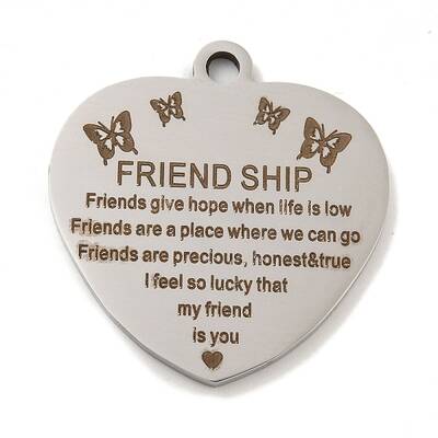 Non-Tarnish 201 Stainless Steel Pendants