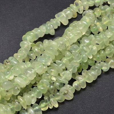 Natural Prehnite Chip Beads Strands