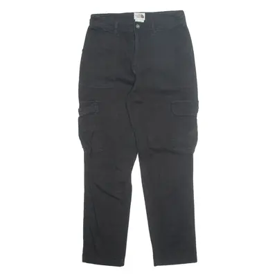 THE MOUNTAIN Cargo Mens Trousers Black Regular Tapered W28 L29
