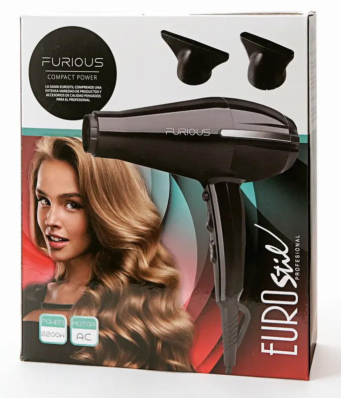 Eurostil Furius Compact hairdryer 2200w 1un
