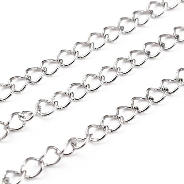 Tarnish Resistant 304 Stainless Steel Curb Chain