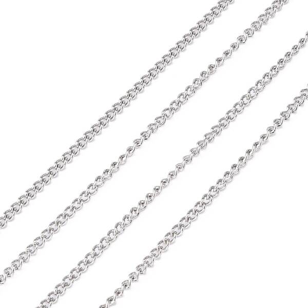 Non-Tarnish 3.28 Feet 304 Stainless Steel Curb Chains