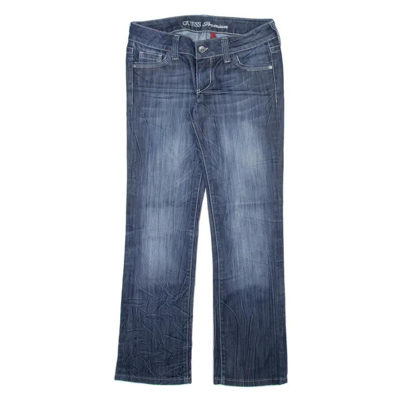 GUESS Womens Jeans Blue Regular Bootcut W30 L30