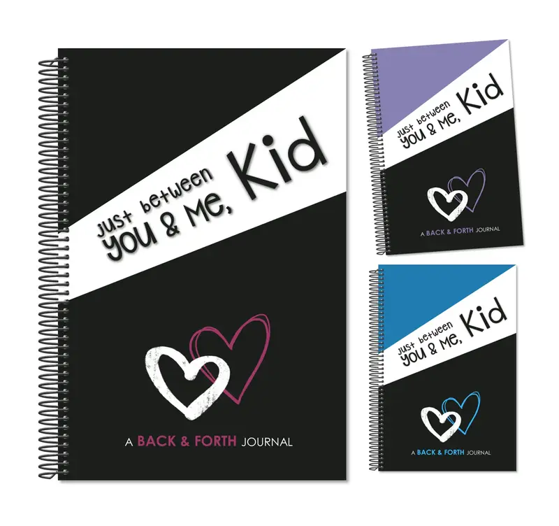 Just Between You & Me Kid Back and Forth Journal 200 Engaging Prompts for Adults & Kids 8.5x5.5 Soft Cover Gift for Birthda...