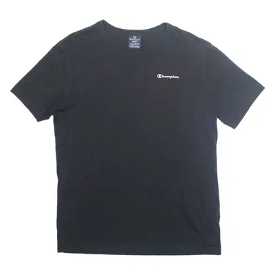 CHAMPION Mens T-Shirt Black S
