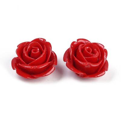 Synthetic Coral Carved Beads