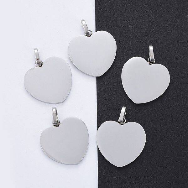 Tarnish Resistant 304 Stainless Steel Stamping Blank Tag Pendants