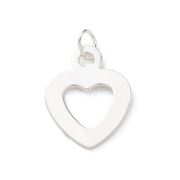 925 Sterling Silver Heart Charms