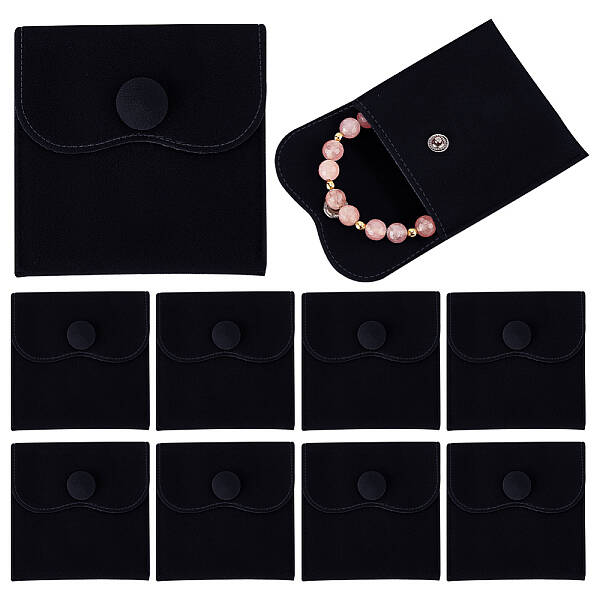 10Pcs Velvet Jewelry Pouches