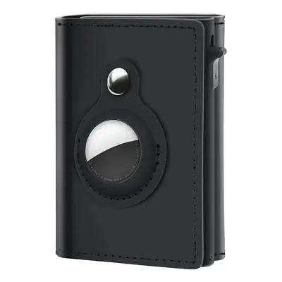 GAOCHALE AirTag Wallet Genuine Leather Air Tag Wallet RFID Technology Credit Card Holder with Minimalist Wallet for Men for A...