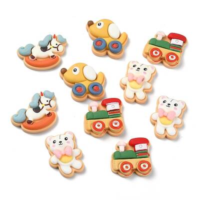 Circus Theme Opaque Resin Decoden Cabochons