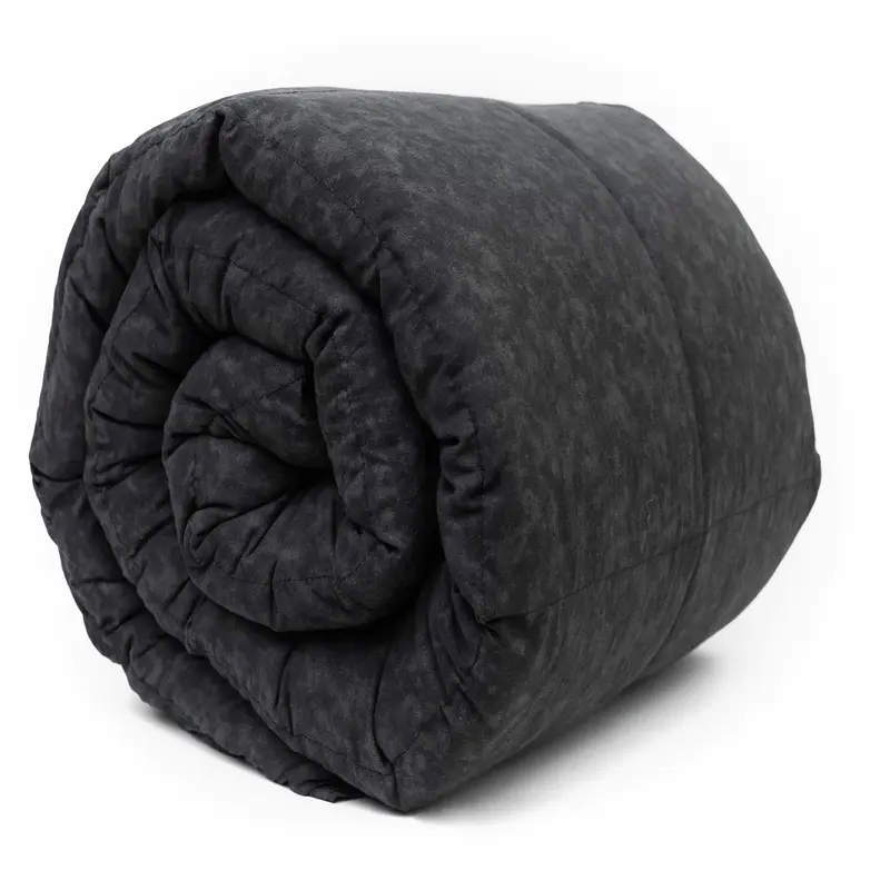 Black Cotton Weighted Blanket