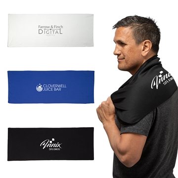 75 Promotional Andes RPET Cooling Towel - Recycled Material & ...