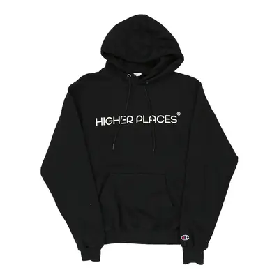 Higher Places Champion Hoodie - Small Black Cotton Blend