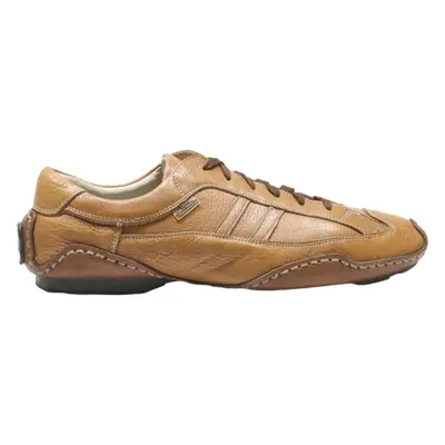 MICHAEL SCHUMACHER Sneaker Trainers Brown Leather Mens UK 11