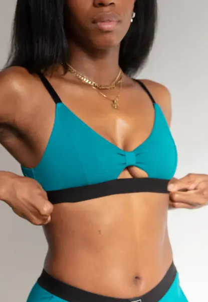 The Bralette, Ocean Blue | Size: XS