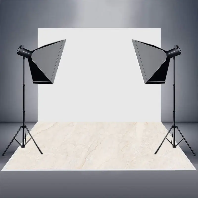 Milky White Classic Marble Cracks Rubber Floor Mat - Aperturee