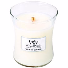 Woodwick White Tea & Jasmine Jar (White Tea & Jasmine) - Scented Candle - 275.0 g
