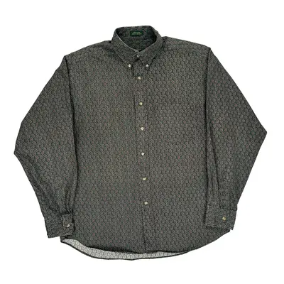 Club Room Shirt - Medium Green Cotton