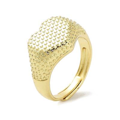 Rack Plating Brass Adjustable Rings