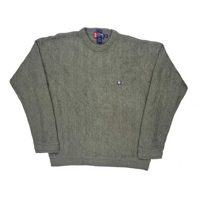 Chaps Ralph Lauren Jumper - Large Grey Cotton